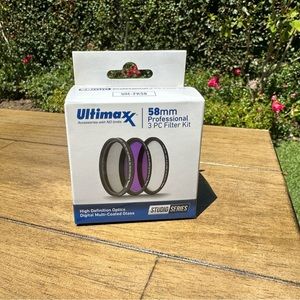 Ultimaxx 58mm professional 3 PC filter kit